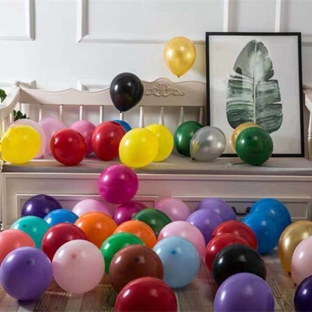 Decorative colorful balloons